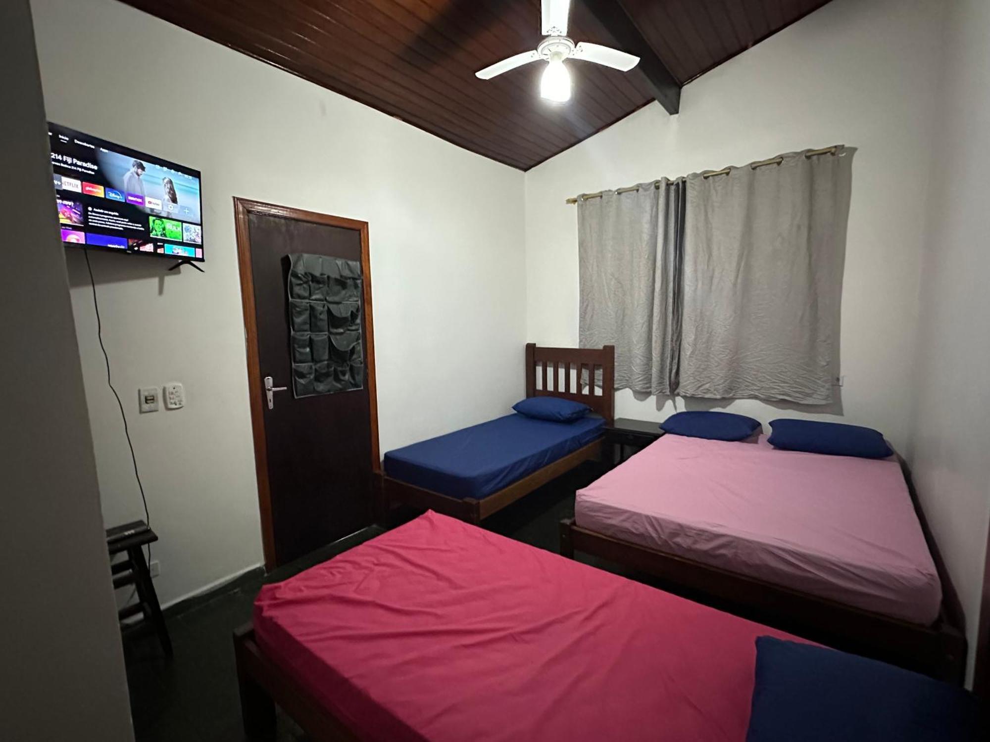 Triplex Piscina Churrasqueira Lava E Seca Wi-Fi E 2 Tvs Em Condominio Com 90M2 No Centro De Убатуба Екстериор снимка